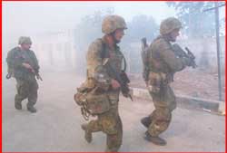 Aussie Diggers secure burning Dili