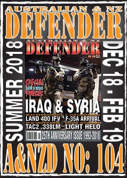 Australian & NZ Defender magazine No 103 Spring 2018.