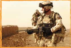 RTF1 Diggers patrol near Tarin Kowt Afghanistan 2007