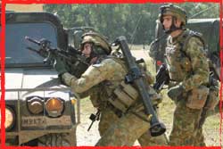 1RAR Diggers train in Germany under Ex Cooperative Spirit