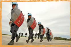 Royal Malaysian Police Formed Police Unit Comoro Airport Dili