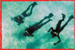 Clearance Diving Team 4 operators training in Australia.