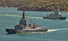 RAN Hobart class guided missile destroyers