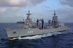 HMAS Stalwart Supply class Auxiliary Oiler Replenishment