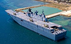 Tonga response mission HMAS Adelaide