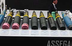 Rheinmetall Nioa Munitions Assegai 155mm artillery ammunition