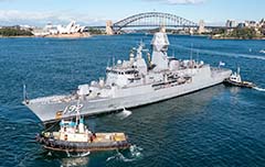 HMAS Warramunga Fleet Base East Sydney Harbour