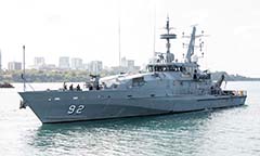 HMAS Wollongong decommissioned Armidale class patrol boat