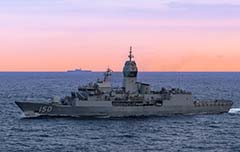 HMAS Anzac returns to Fleet Base West