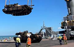 Exercise Super Garuda Shield 2023 Australian Army Abrams M1A1