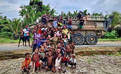 ADV Reliant, PNGDF, 2RPIR, Exercise Wantok Warrior 2024, ASLAV, 2nd Cavalry Regiment
