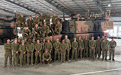 4th Regiment Royal Australian Artillery, 4RAA, 106 Battery, AS9 Huntsman Self Propelled Howitzer, AS10 Armoured Ammunition Resupply Vehicle, Project Land Project Land 8116 Phase 1 Protected Mobile Fires 