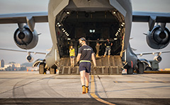 Operation Epic Fury, Al Minhad Air Base, Camp Baird, Naval Support Activity Bahrain, Combined Maritime Forces