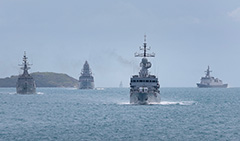 HMAS Choules, Indian Navy, INS Nilgiri, Royal Thai Navy, TNI Angkatan Laut, Philippine Navy, BRP Diego Siland, HMTS Naresuan