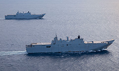 RAN, HMAS Canberra, HMAS Adelaide, LHD, Landing Helicopter Dock, Amphibious Ready Force